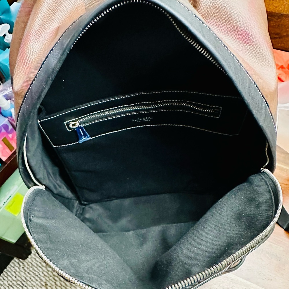 Burberry Brown Checkered Backpack - image 5